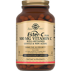 Солгар Эстер-С Плюс витамин С 500 мг капсулы N100
