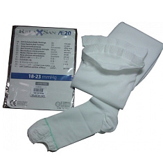 Чулки RELAXSAN антиэмболические с открытым носком L белый