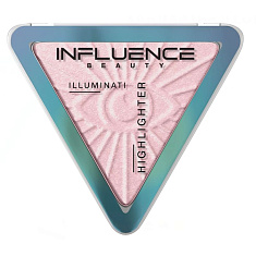 Influence Beauty Illuminati Хайлайтер с частицами бриллиантов эффект влажного сияния тон 02 розовый 6,5г