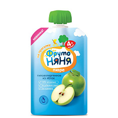 ФрутоНяня Пюре яблочное 90г