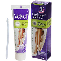Velvet крем для депиляции 2в1 смягчающий полевые цветы 100мл
