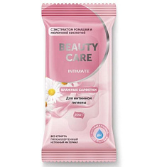Beauty Care БИСИ Салфетки влажные для интимной гигиены с экст.ромашки и молочной кислотой №20
