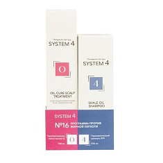 Sim Sensitive Система 4 Программа против жирной перхоти №16 шампунь №4 250мл, маска О 150мл