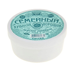 Зубной порошок Семейный с морскими минералами банка 140см3