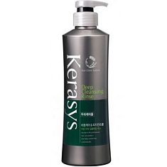 KeraSys Кондиционер для лечения жирной и проблемной кожи головы Освежающий от перхоти и зуда 600 ml