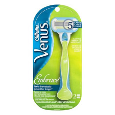 Gillette Бритвенный станок женский Venus Embrace+2 сменные кассеты