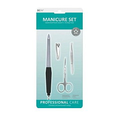 BC Beauty Care маникюрный набор ножницы, пинцет, пилка-триммер, книпсер