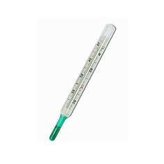 Термометр медицинский ртутный ударопрочный стеклянный с пвх покрытием