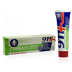 911 грибкосепт гель-бальзам для рук и ног 100мл